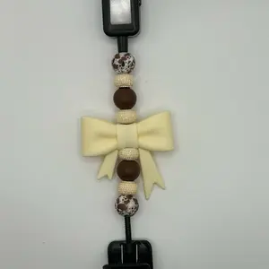 Beadable Book Accessory with Clips - Includes Beads and Bow Design - Book Accessory with Decorative Elements