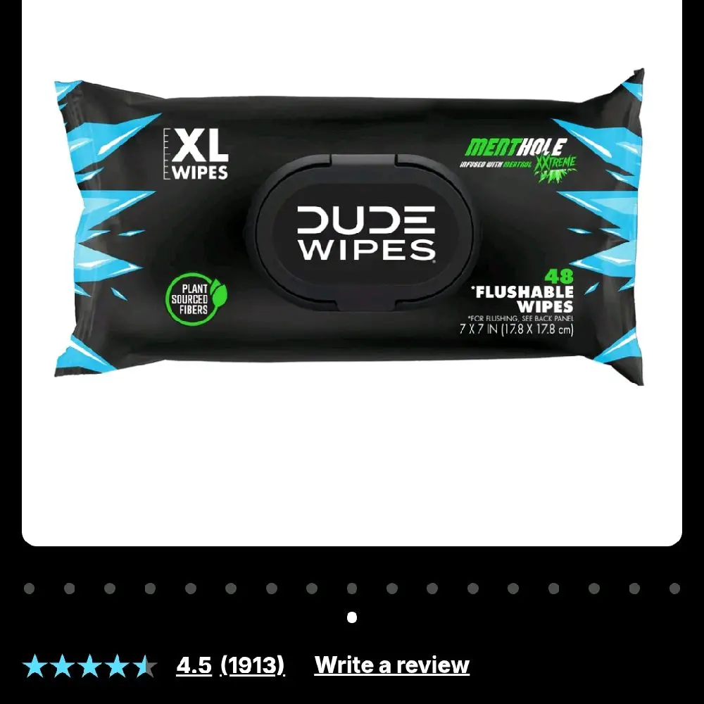 Biodegradable Dude Wipes