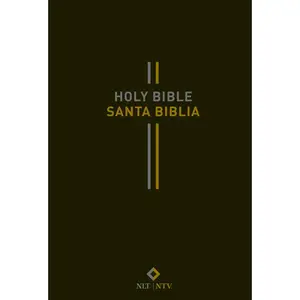 Bilingual Bible / Biblia Bilingüe Nlt/Ntv (Hardcover, Black) -- Tyndale - Bible