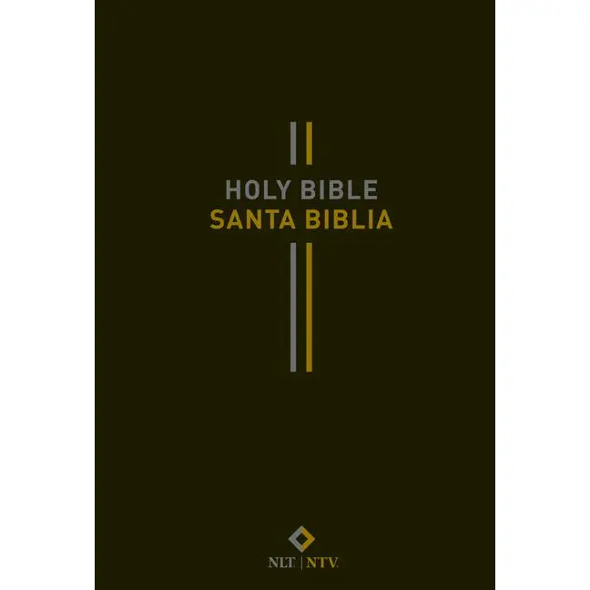 Bilingual Bible / Biblia Bilingüe Nlt/Ntv (Hardcover, Black) -- Tyndale - Bible