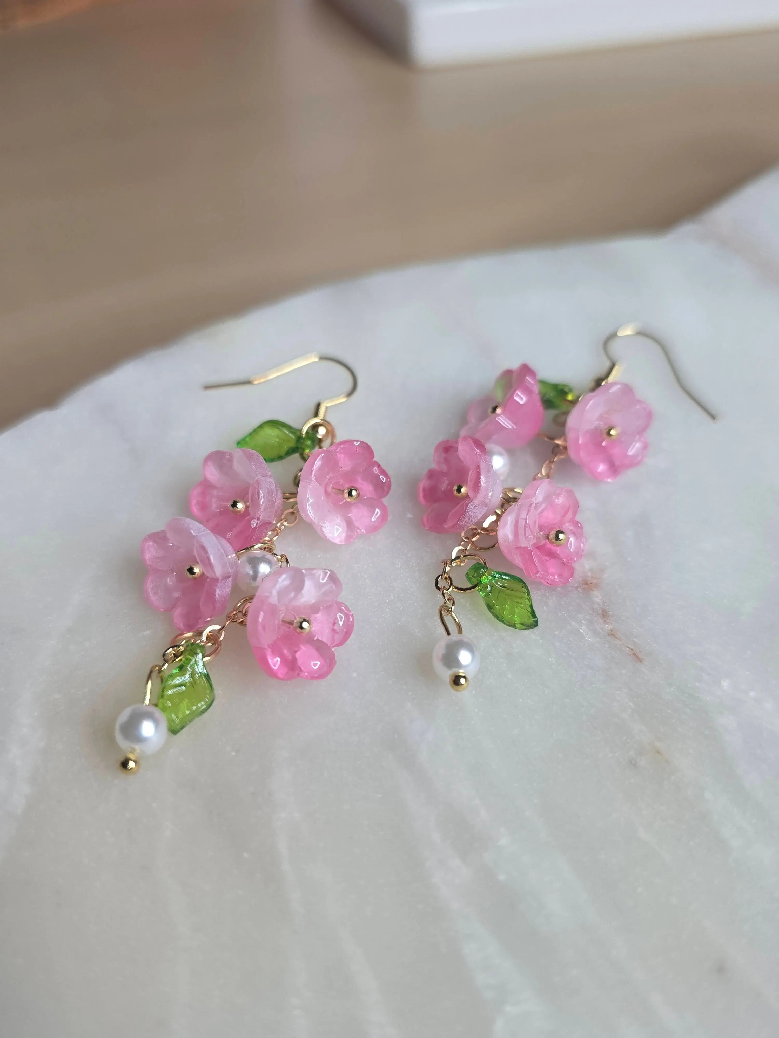 Blossom Pearl Cluster Earrings