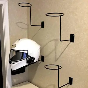 1pc Motorcycle helmet hook jacket hanger display wall-mounted