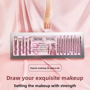 Diamond Glam 26Pcs Makeup Brushes Set Perfect Xmas Gift