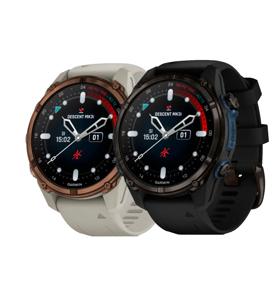 Garmin Descent Mk3i 43 mm Wearable Smart Watch, Metal-Body Dive Computer Monitor for Electronic Smart Devices