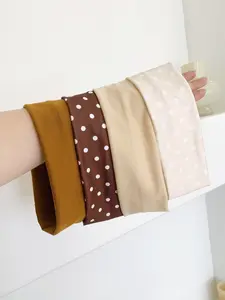 4pcs Multicolor Hairbands Set, Heart & Polka Dot Patterns, Cute & Fresh Design, Perfect for Daily Wear, Ideal Gift for Girls, Headband Set