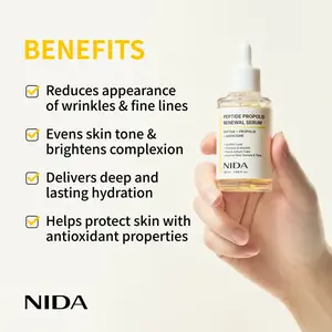 NIDA Peptide Propolis Renewal Serum Wrinkles Fine Lines Aging Skin Daily Radiant