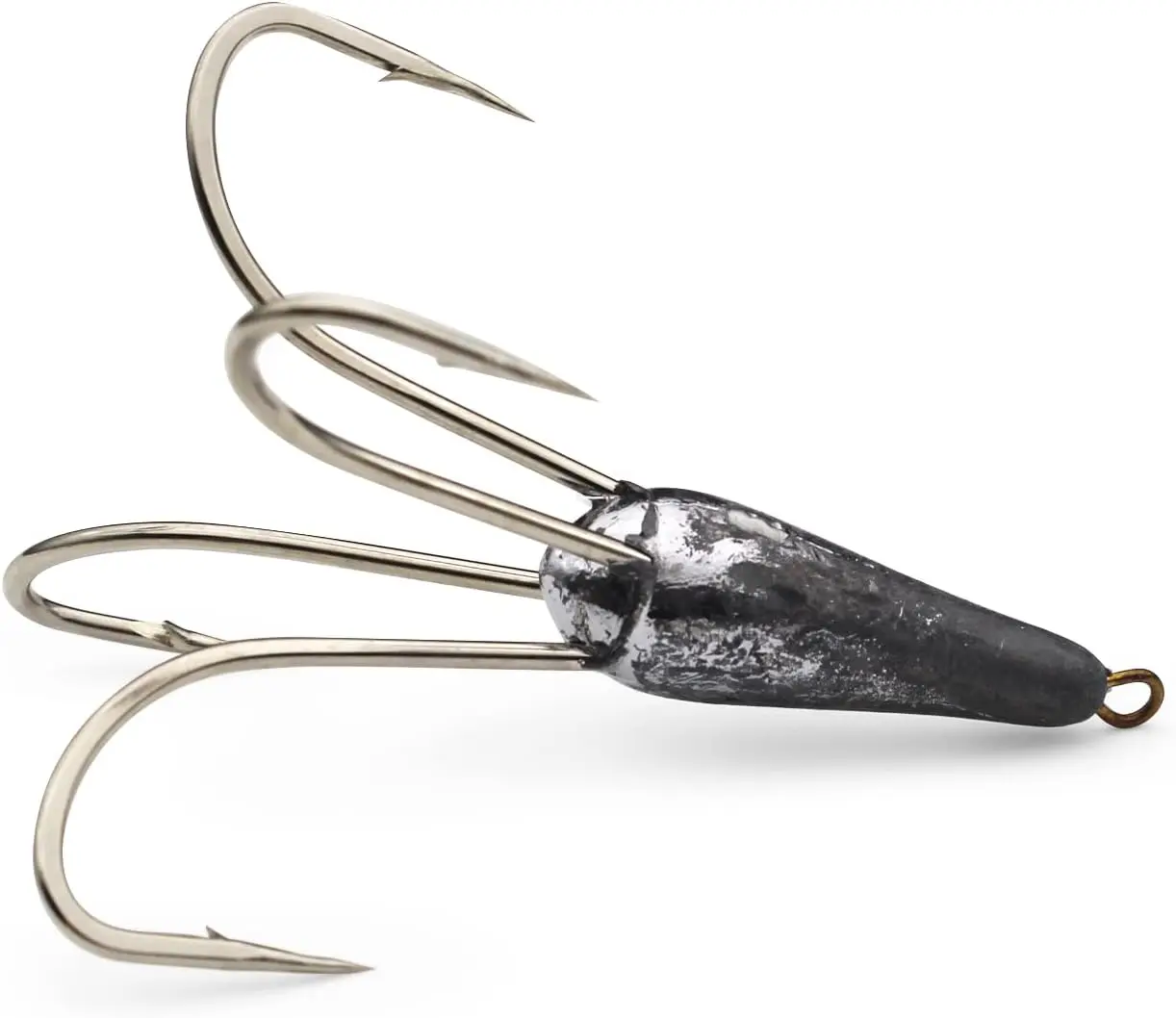 Snagging Weighted Treble Hooks: Large Fishing Hooks in 3 Sizes (1.05oz, 1.76oz, 2.46oz)
