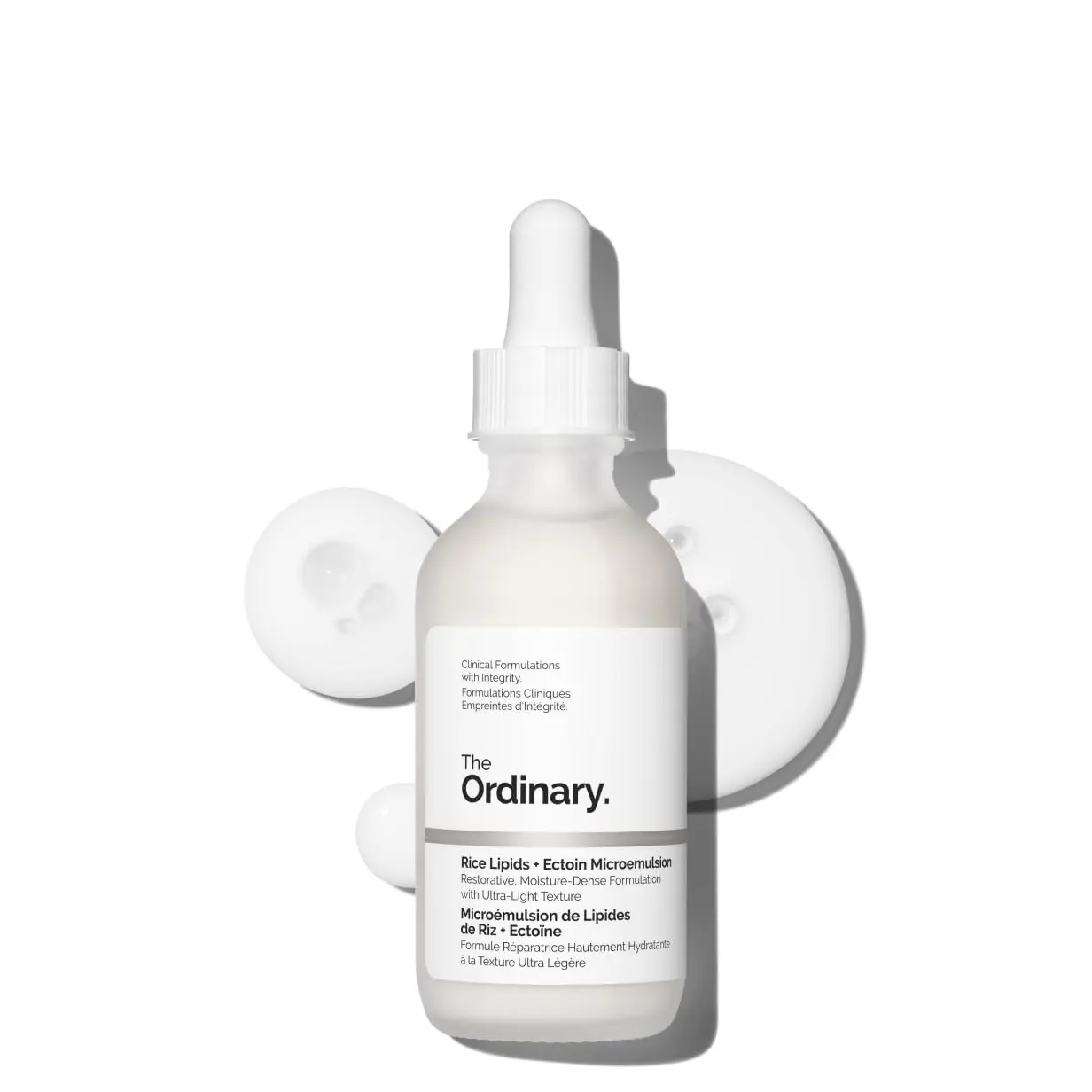The Ordinary Rice Lipids + Ectoin Microemulsion Moisturizer for Dry Skin, Soothing Hydration, Barrier Repair, Reduced Redness