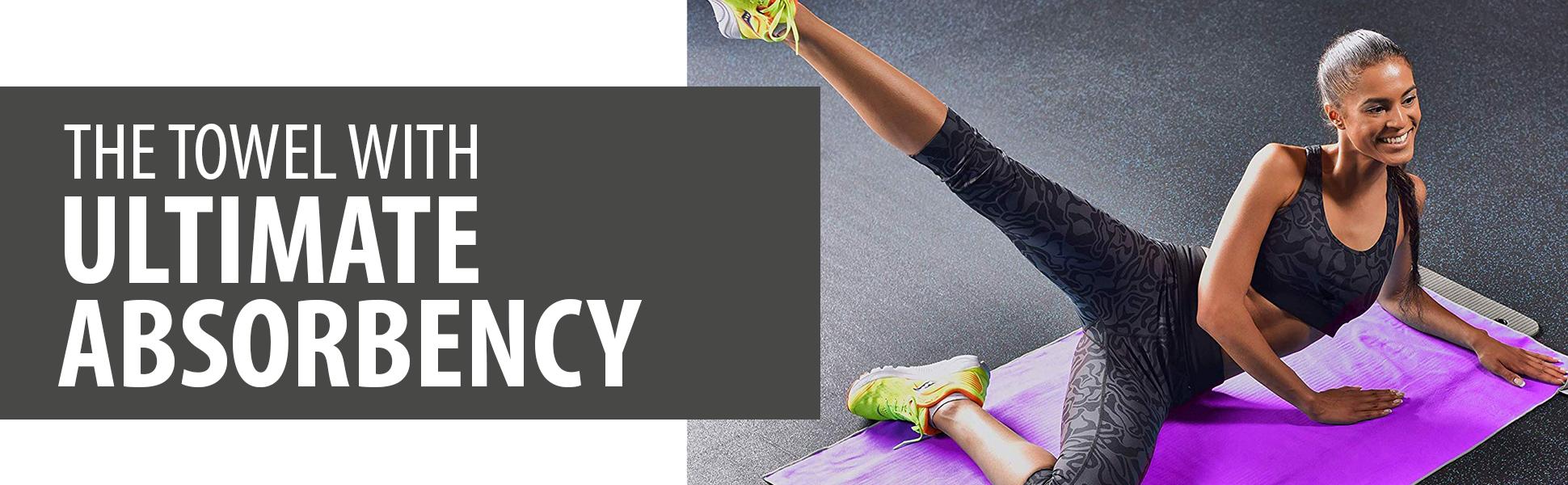 OlimpiaFit Quick Dry Towel - 3 Size Pack of Lightweight Microfiber Travel Towels w/Bag - Fast Drying Towel Set for Camping, Beach, Gym, Backpacking, Sports, Yoga & Swim Use