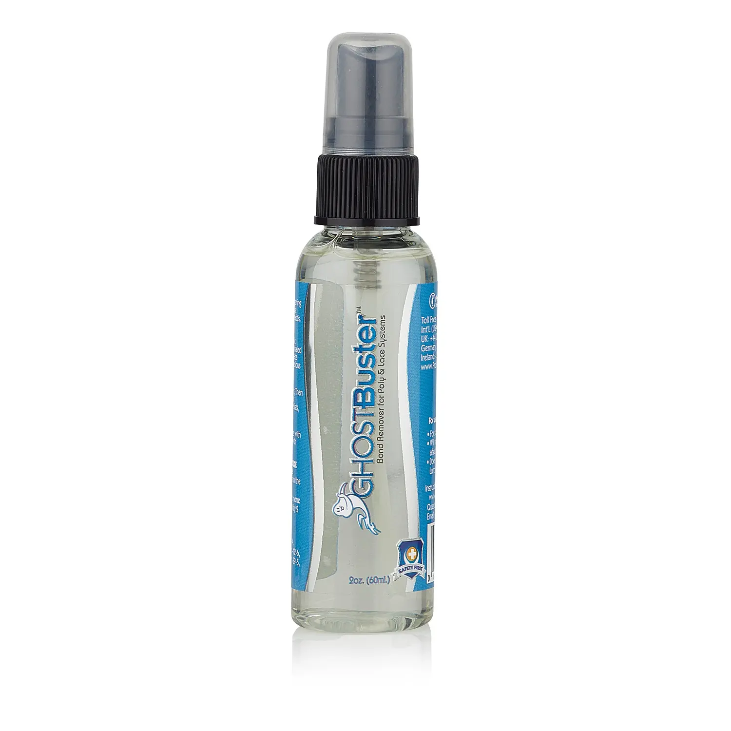 GHOSTBUSTER Wig Glue Remover For GHOSTBOND Wig Glue - 250ml & 60ml Single Item, No Lanolin, Formaldehyde-Free, Citrus Scent, for Hairsystems & Wigs Gel Haircare