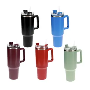 High Quality 40 oz Tumblers in Assorted Colors with Lids and Handles for Your Needs