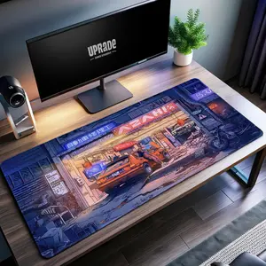 Initial D Car Shop Desk Mat - Custom Car Workshop Anime Mouse Pad, Perfect for Racing Fans Gift