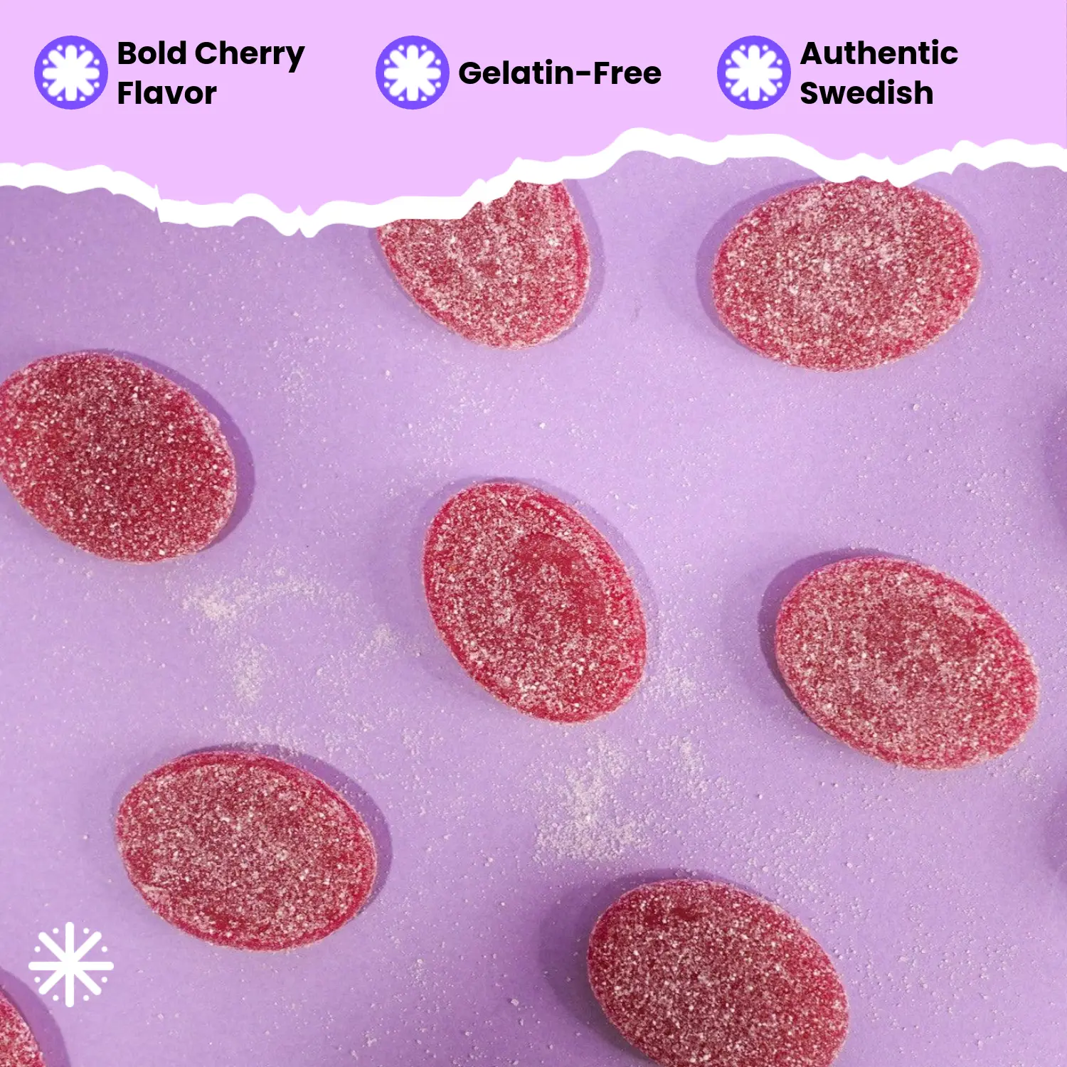 S-Marke Sour Cherry Bonbon Candy - 90g | Sweet & Sour Mix Flavored Chewy Candy - Sugar-Coated Fruit Candy Snacks - Gelatin-Free, Vegetarian & Halal-Friendly - Perfect for On-the-Go Snacking, Sharing & Gifting