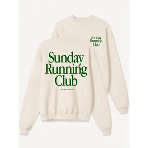 Sunday Running Club Women's Sweatshirt | Athletic Pullover | Casual Sportswear