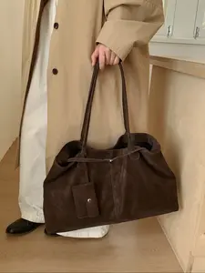 Vintage High-End Small Batch Large Capacity Shoulder Bag, Perfect for Shopping, Class, Commuting, Outdoor Use, Stylish and Practical