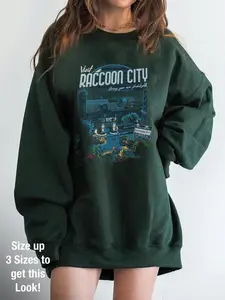 Vintage Visit Raccoon City Bring Your Own Flashlight Shirt, Resident Evil Merch, Raccoon City Unisex Sweatshirt