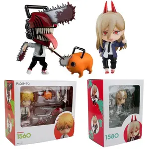 Chainsaw Man Anime Figure #1580 Power #1560 Denji Power 10Cm Q Verision Collectile Model Action Figure Toys Gifts