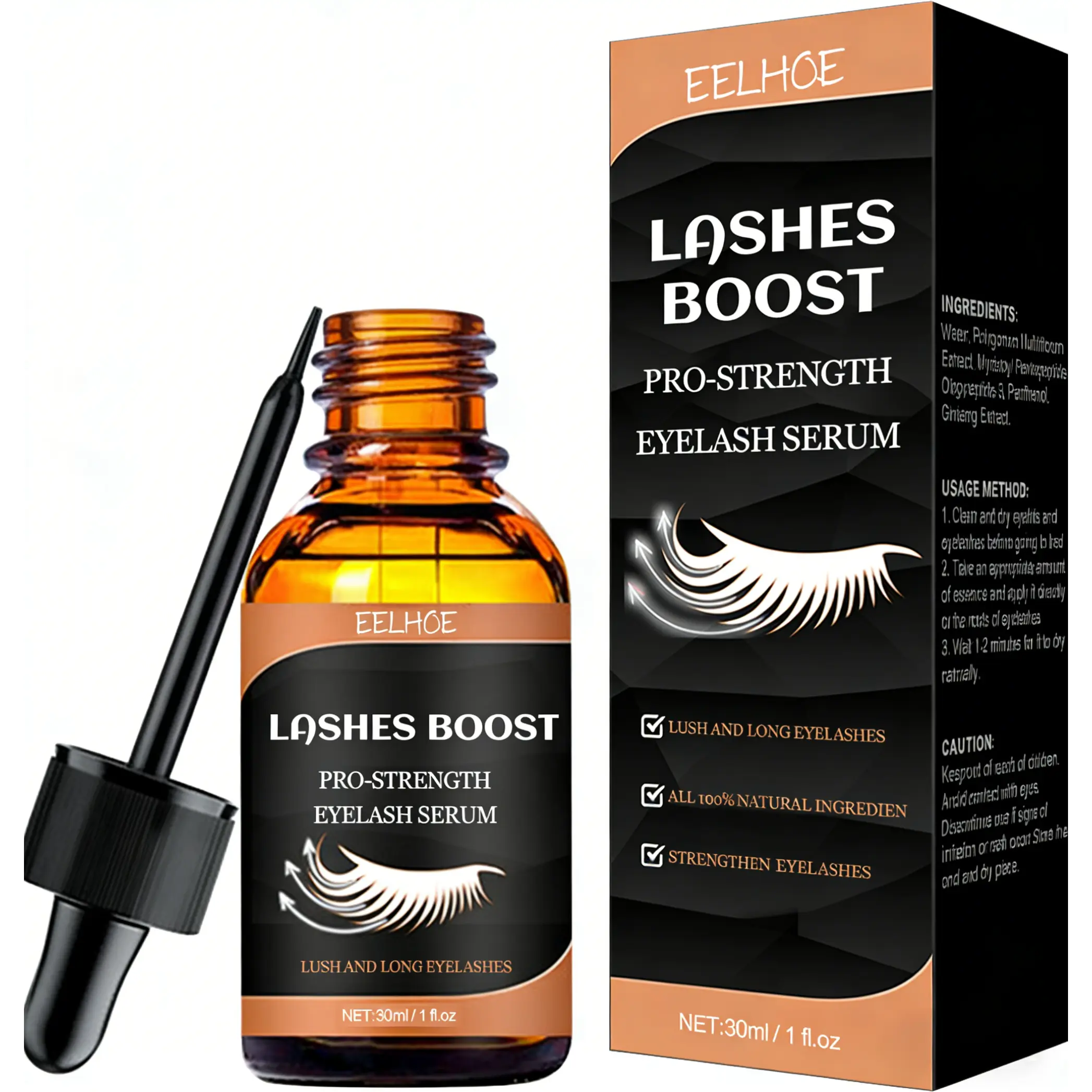 EELHOE Music Festival Special Mascara for Long Thick Natural Curling Lashes Gentle Moisturizing Non Smudging Black Eyelash Makeup Must Have Festival Beauty Essential