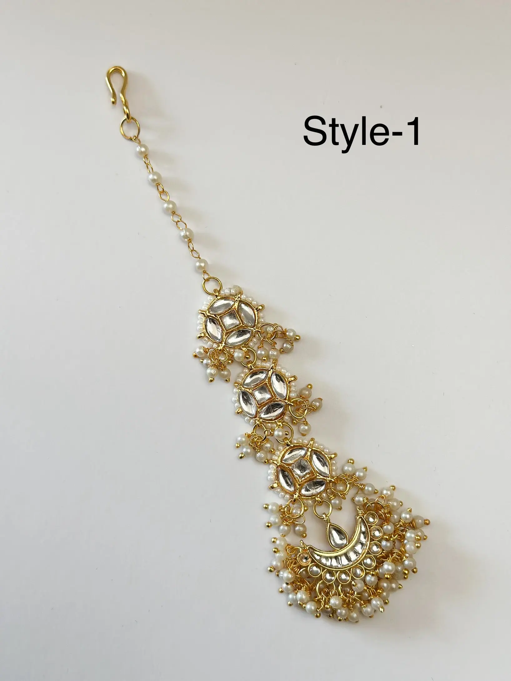 Jaya Kundan Handmade Maang Tikka
