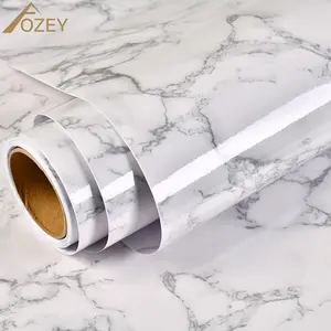 AOZEY Marble Pattern Self-adhesive Sticker, Decorative Paper for Countertop Furniture Table, Contact Wallpaper for Home Living Room Kitchen Bathroom, Marble Backsplash Wallpaper