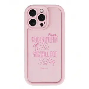 Butterfly & Letter Pattern Phone Case Casing, TPU Decorative Phone Protector Cover, Phone Accessories Compatible with iPhone 11 12 13 14 15 16 Pro Max, Protective
