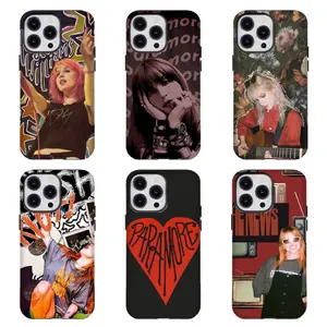 Iconic P-Paramore P-Hayey W-Williams Phone Case Classic Pop Punk Band Aesthetic Design Compatible for iPhone 17 16 15 14 13 12 11 and for Samsung S21-S25 Ideal Gift for Rock Fans
