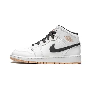 Air Jordan 1 Mid GS "White / Arctic Orange" 554725 180