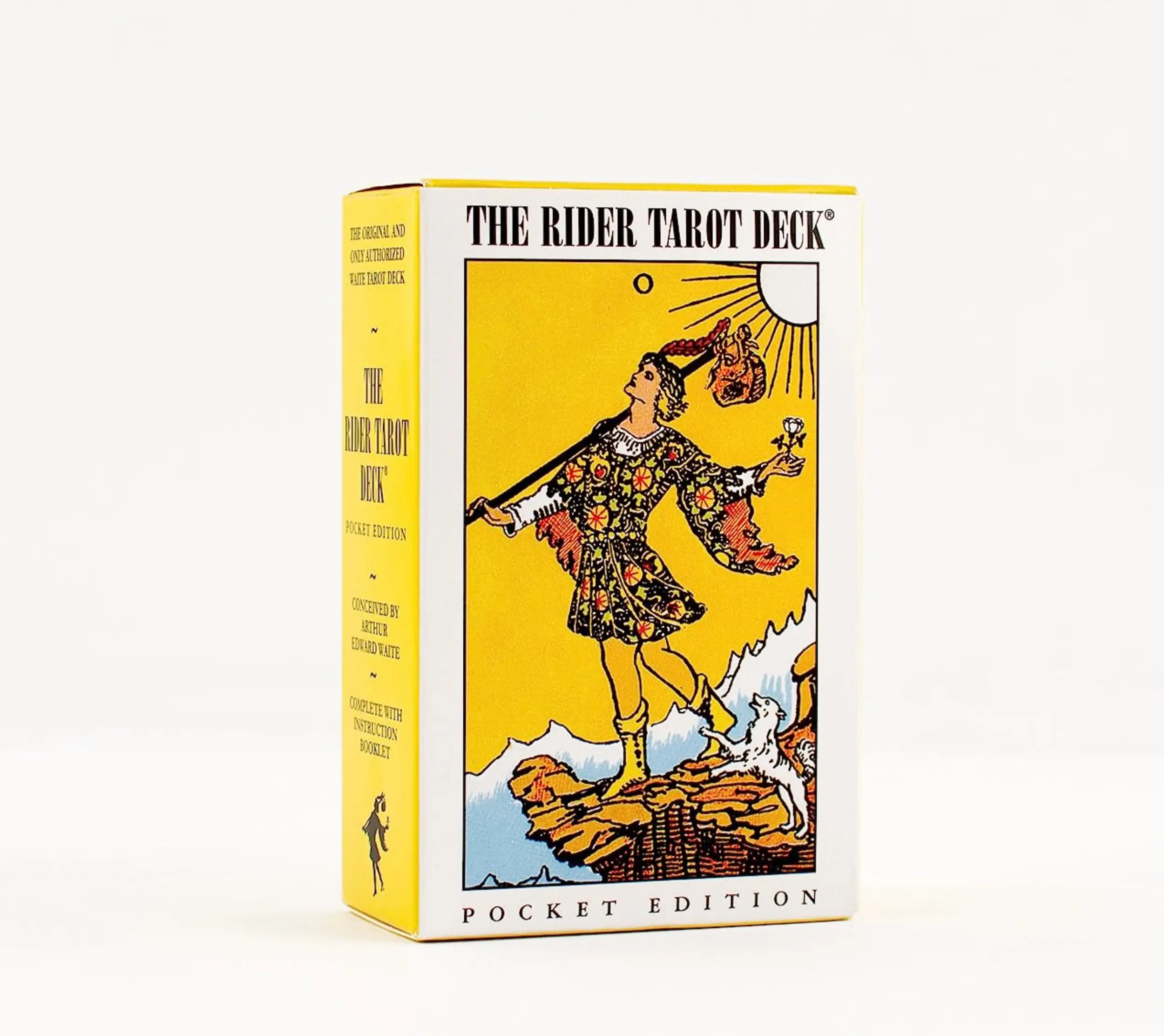 Pocket Rider Waite Tarot Deck: 78 Pocket size tarot cards and guidebook, Divination tool for tarot reading, psychic reading, fortune telling