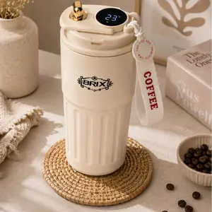 Insulated Smart Coffee Cup - Reusable Thermal Kitchenware Drinkware for Coffee Enthusiasts