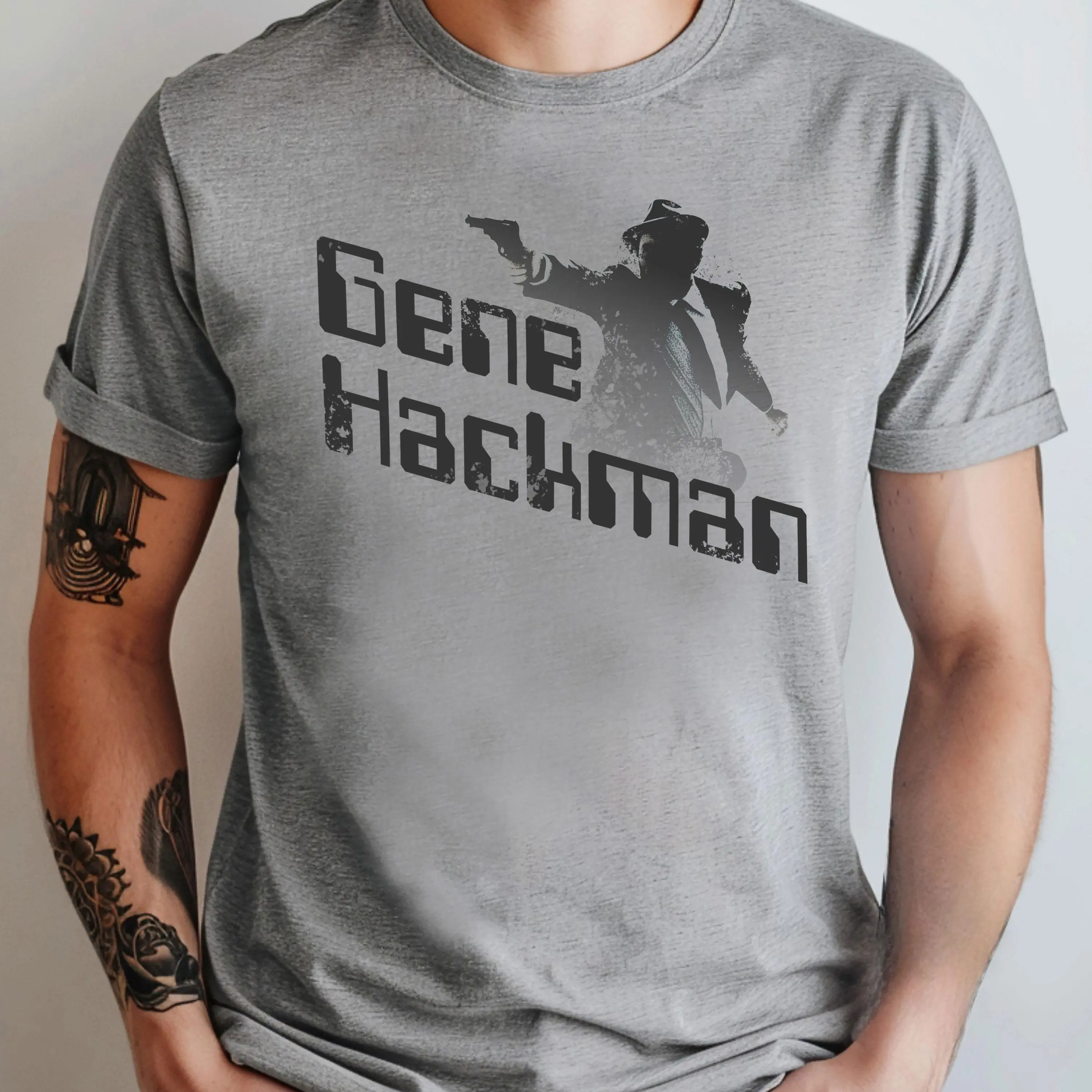 Gene Hackman Tribute T-Shirt, Unisex Tee, French Connection Actor Memorial, Rest in Peace Tee, Famous Actor Shirt