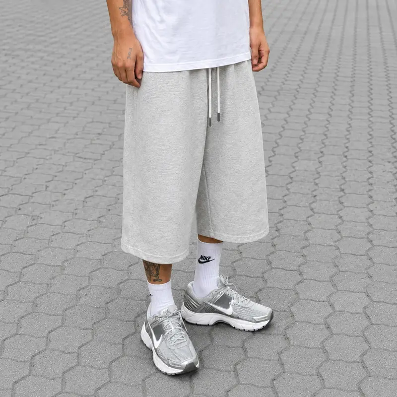 Men's Basic 3/4 Length Polyester Athletic Joggers - Elastic Waist Drawstring, Side Pockets, Snug Fit Travel-Ready Athleisure Casual Bottoms, Wide Legs for Street Style, Workout-Lounge Use