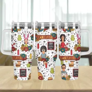 Bob's Burgers Stainless Steel Tumbler 40oz, Family Cartoon Travel Mug