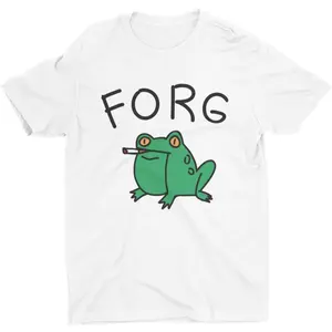 Forg Funny Frog Meme Shirt: Sarcastic Ironic Novelty Tee A