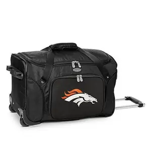 Football Fan Shop Officially Licensed NFL Denver Broncos 22" Wheeled Duffel Bag