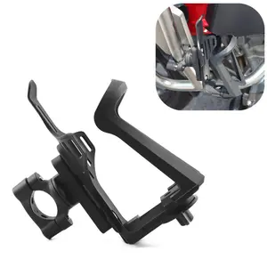 Adjustable Motorcycle Handlebar Water Bottle Holder, Universal Cup Rack for Outdoor Cycling, Drink Stand for Motorcycles