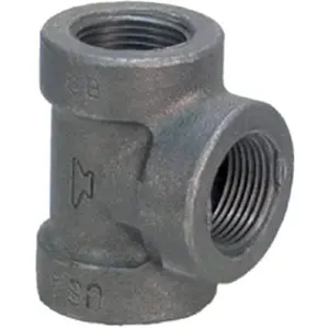 212 MAIN Heavy Duty 2 in. Black Tee Pipes, Anvil International 8700120705, for Sailing Water Sports