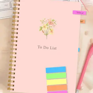 Daily Planner Notebook, Spiral Bound To Do List Tracker, Undated To Do Task Priorities and Notes Notebook, Perfect School Or Office Supplies