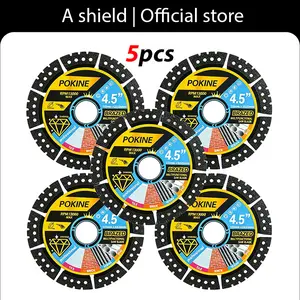 4.5-inch 115mm multi material angle grinder cutting blades, available in 3-piece, 6-piece, and 12 piece multi specification sets for easy selection.