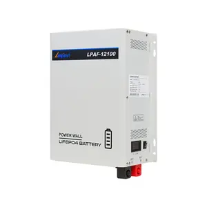 12V 100AH 1.2KWH Power Bank Wall LiFePO4 Lithium Battery with BMS LP-AF12100 Charge Controllers & Accessories Phone Smartphone power pack Home Energy Storage Battery