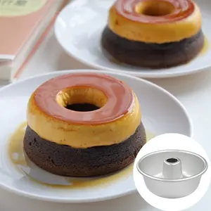 4PCS Angel Hollow Baking Molds, 4.5 Inch Nonstick Aluminum Cake Pans, Donut Baking Trays, Dessert Baking Tools, Oven Safe Heat-Resistant, Easy to Clean and Durable, Great for Mini Cakes, Donuts, Kitchen Bakeware and Festive Gifts, Gift Ready