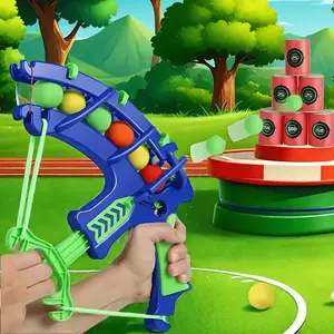 Archery Target Game Set, Soft Arrow Shooting Toy with Level Challenges, Natural Breeze Speed Practice for Family Gathering Father’s Day Present,Birthday Gift