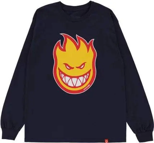 SPITFIRE BIGHEAD FILL NAVY/GOLD LS
