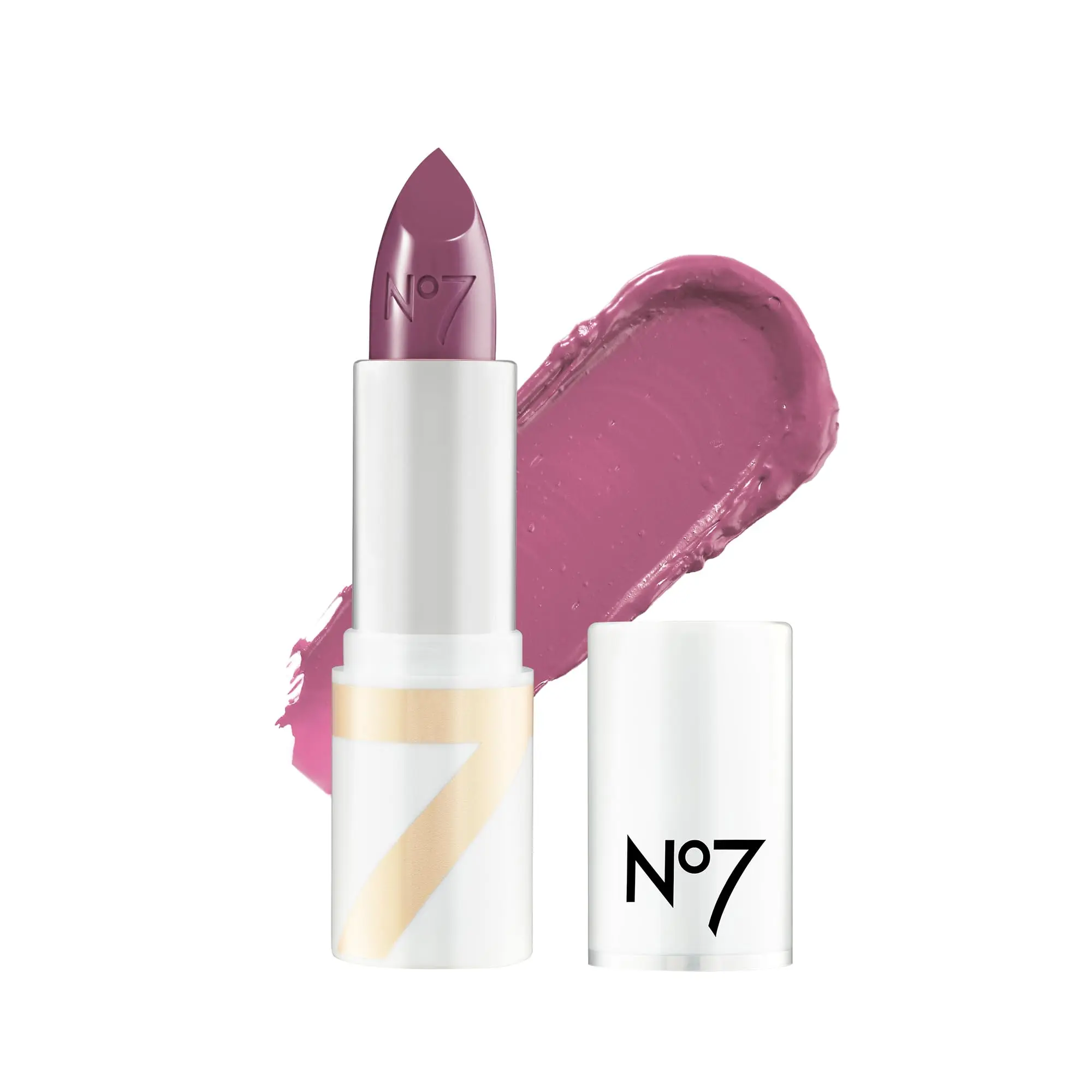 No7 Age Defying Lipstick - Anti Aging Makeup for Women - Hydrating Pink Lipstick with Hyaluronic Acid for Plumper, Smoother, Younger Looking Lips Over Time (3.5g)