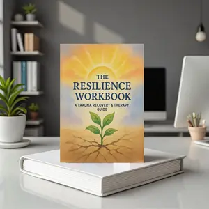 Trauma Therapy Workbook, Guided Resilience Journal with Coping Strategies, Trigger Tracking & Grounding Techniques - Mental Health Recovery Notebook for Adults, Emotional Healing & Stress Management