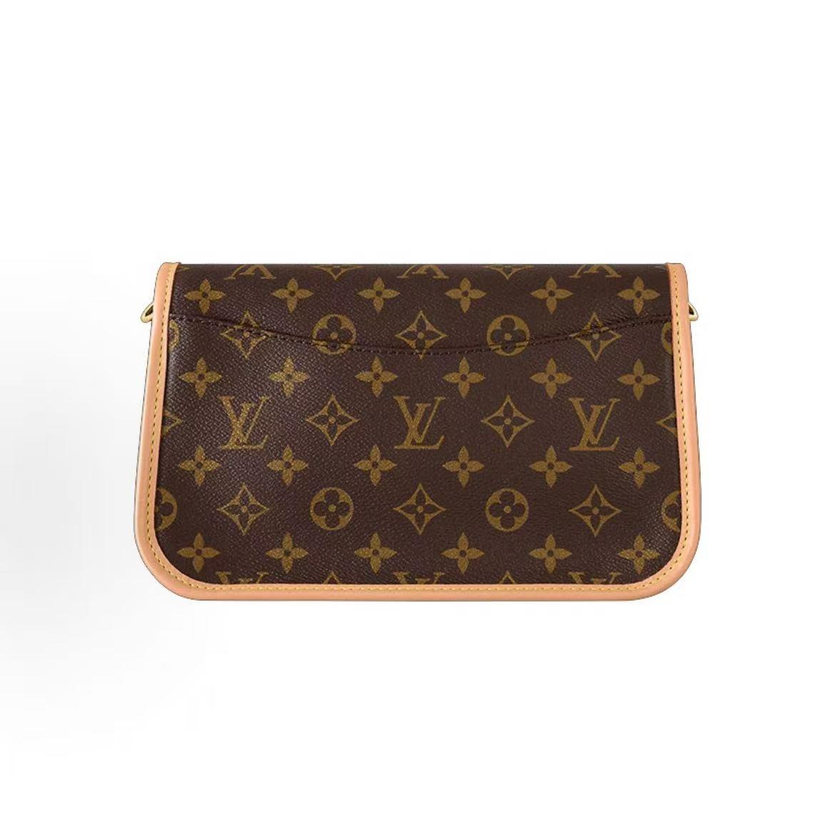 Pre-owned Louis Vuitton Modern Diane Monogram Canvas | Microchip Version, Full Authentic, Shoulder & Crossbody Handbag