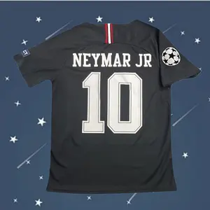 18 19 Paris Black Neymar 10 Short Sleeve Soccer Jersey