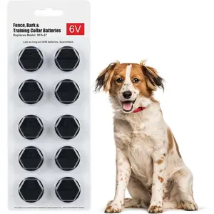 Long Lasting Japanese Powered Battery for All Fence Collars That Use Model RFA-67 (10 Pack)
