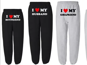 I ️Love My Person Sweatpants, Personalized Love Joggers, Custom Heart Pants for Couples, Gifts for Him/Her, I heart my person pants, cute couple joggers, personalized couple gift, matching couple outfit