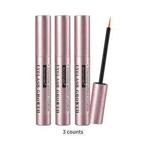 Nourishing Eyelash Serum, 3 Counts Natural Curling Eyelashes Care Serum, Professional Eye Enhancement Makeup Product for Women & Girls