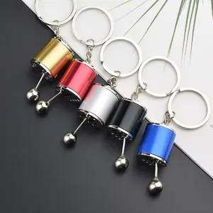 5PCS  Men's Metal Car Gear Shift Design Keychain, Fashion Auto Key Ring Pendant for Car Keys & Key Fob, Stylish Accessories for Men